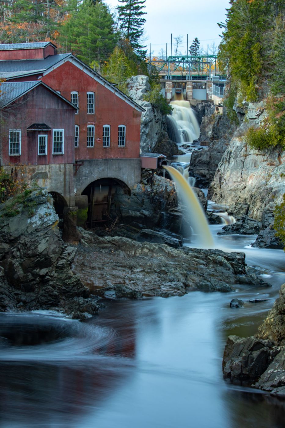 Saint George falls Saint George, New Brunswick, Canada