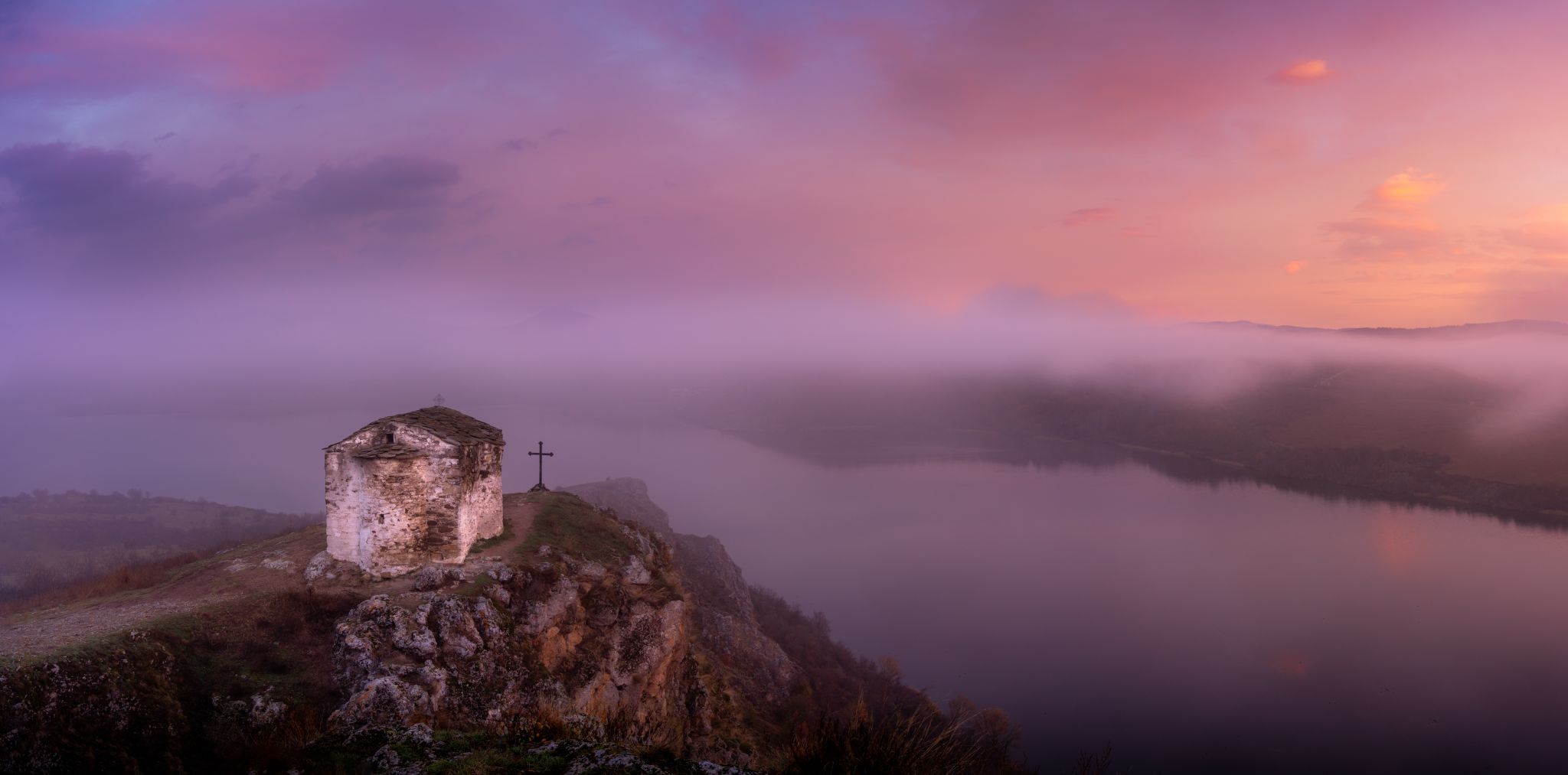 Saint Joan Letni Church,Pchelina lake, Bulgaria