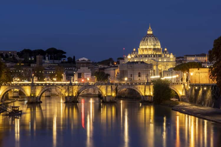 Basilica di San Pietro from Ponte Umberto I