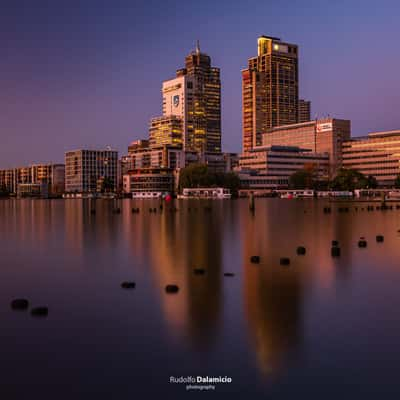 Skyline of Amsterdam, Netherlands