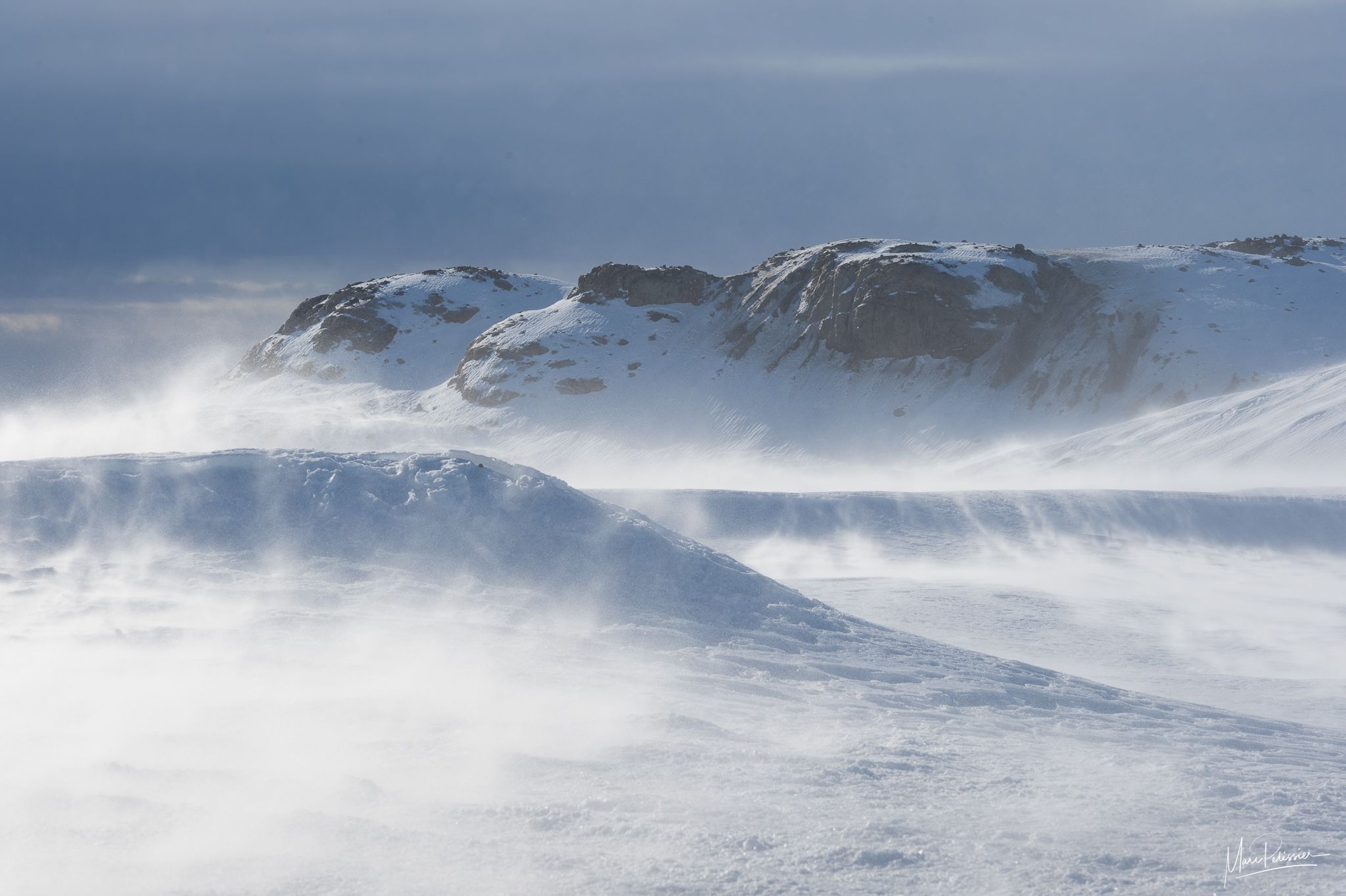 Snow dune, Iceland