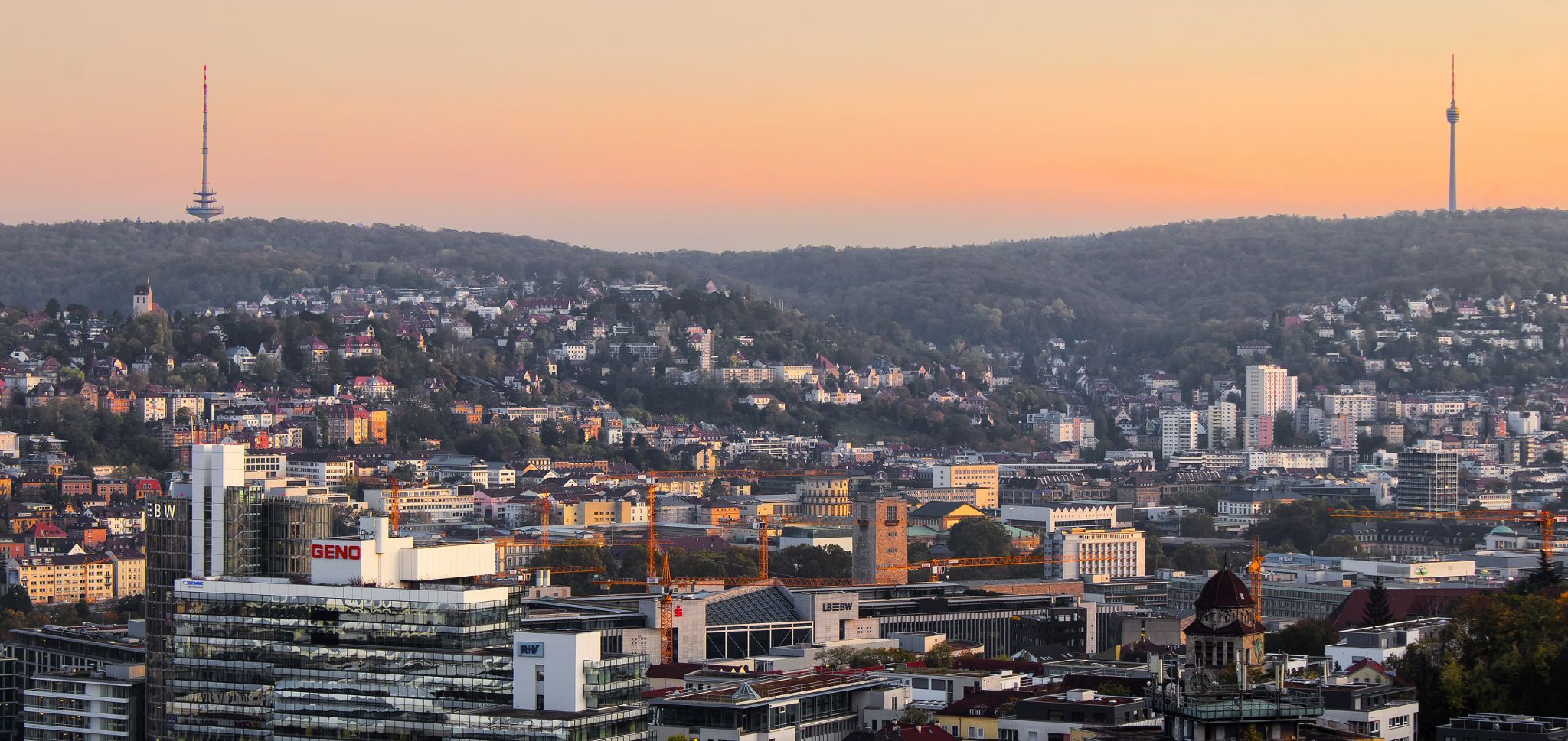 Stuttgart Panorama View, Germany