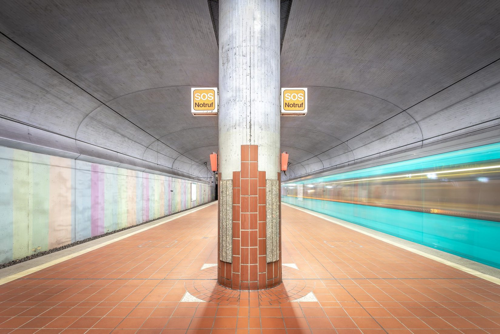 Subway station: Bockenheimer Warte, Frankfurt am Main, Germany