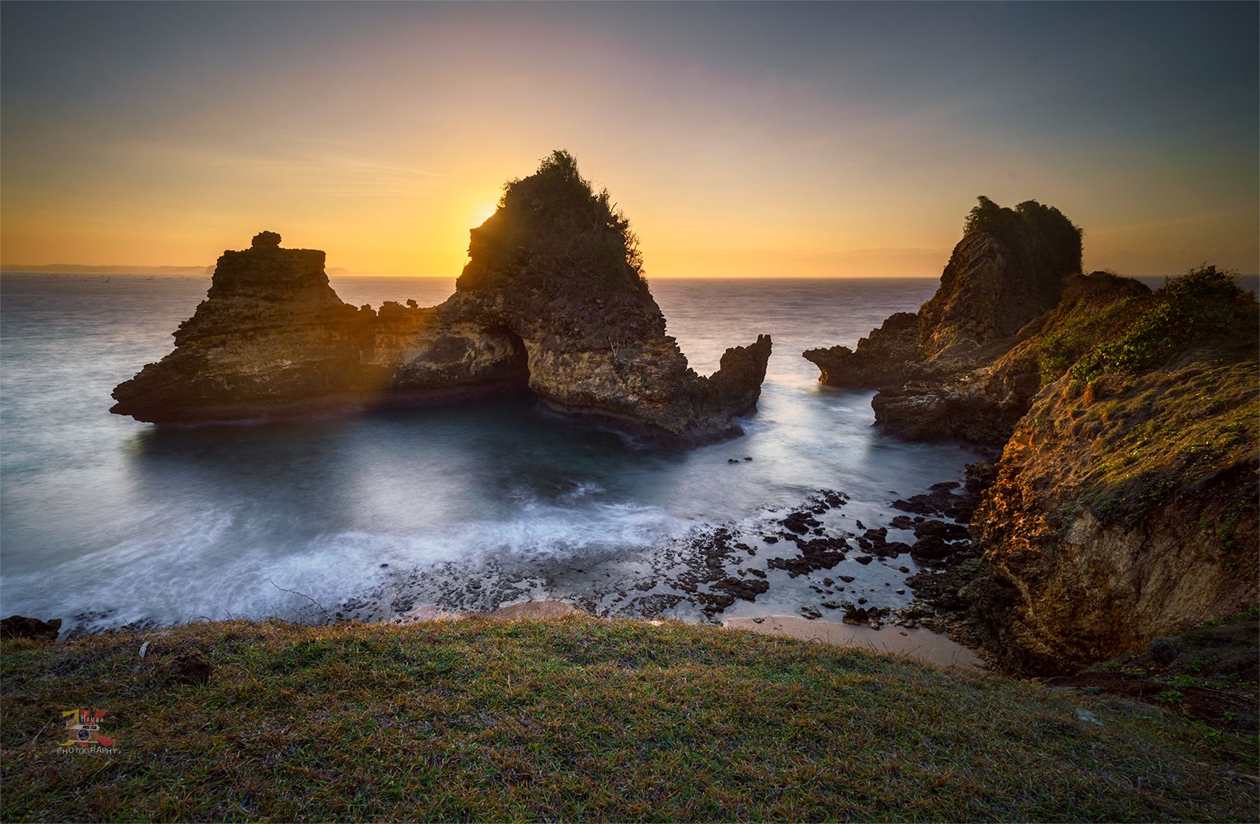 Sunrise at Pantai Sari Goang, Indonesia
