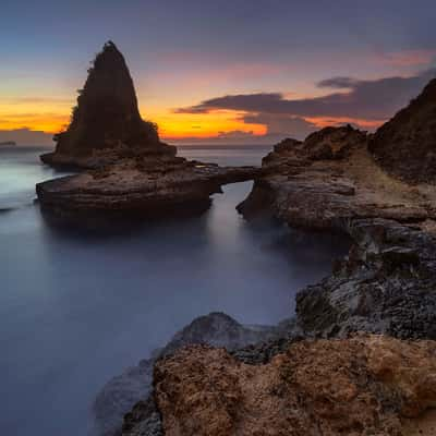 Sunrise at Pantai Tanjung Bloam, Indonesia