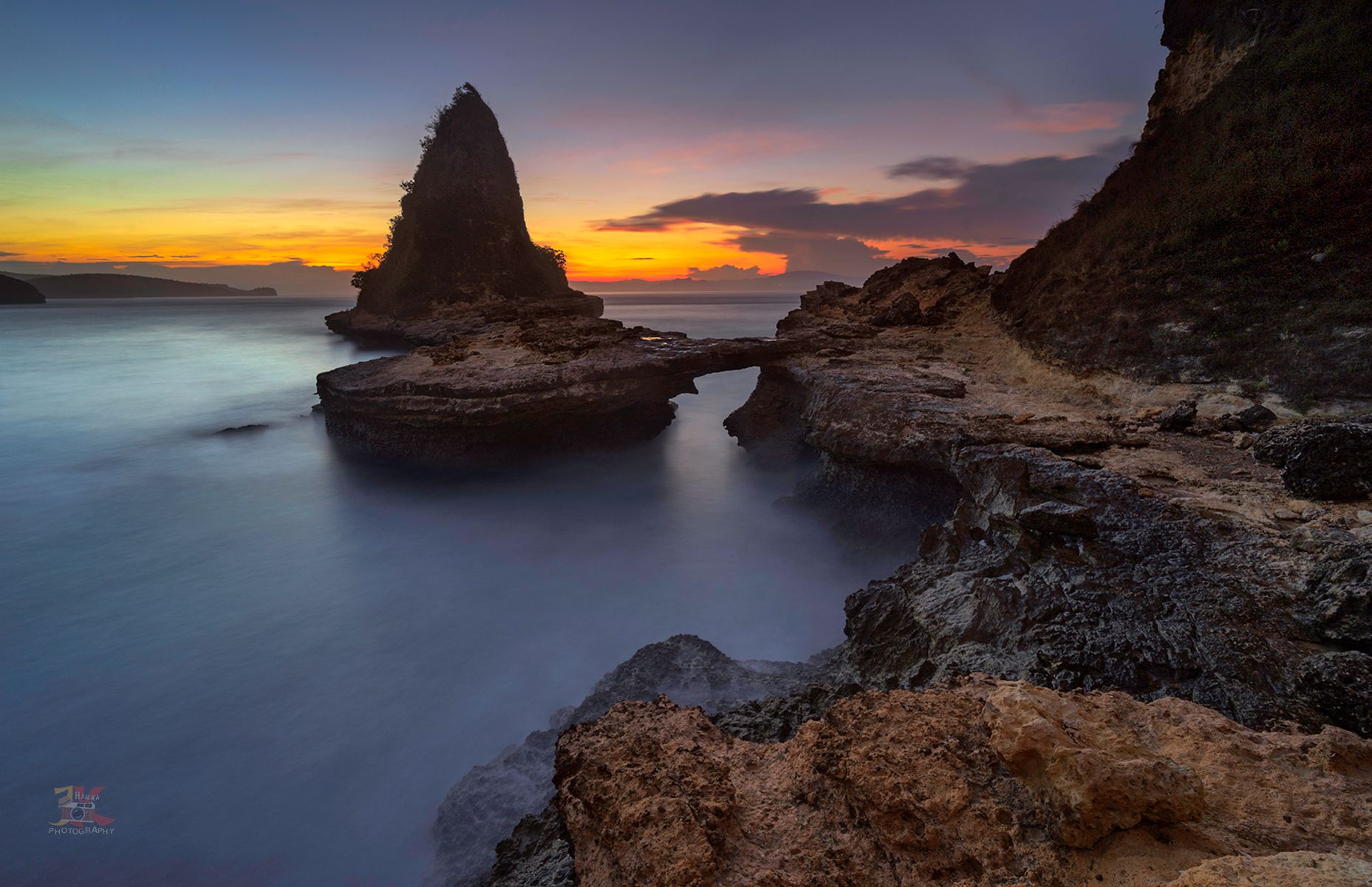 Sunrise at Pantai Tanjung Bloam, Indonesia