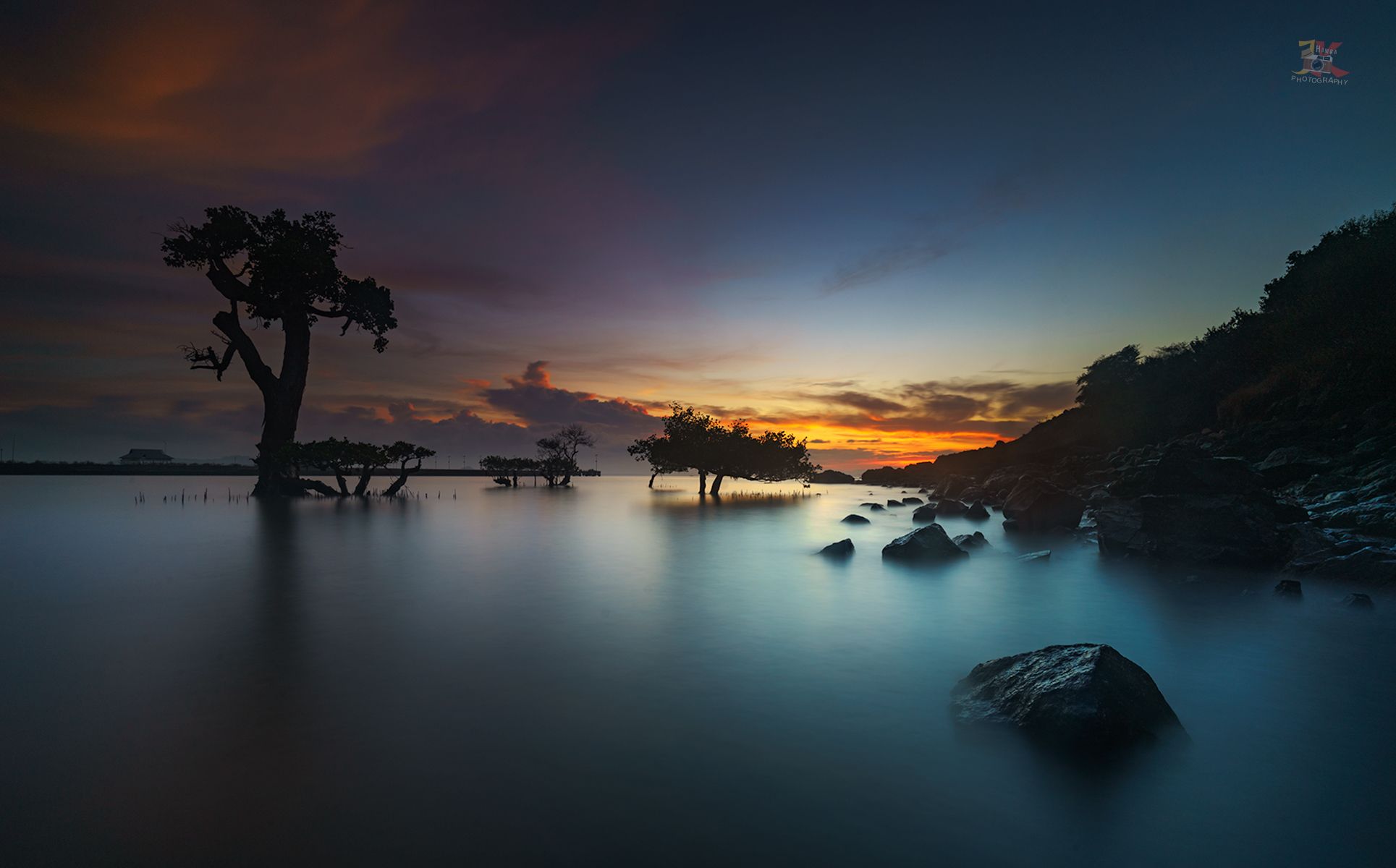 Sunrise at Pelabuhan Teluk Awang, Indonesia