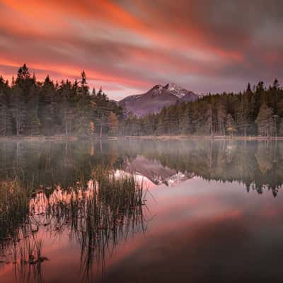 Sunrise Möserer See, Austria