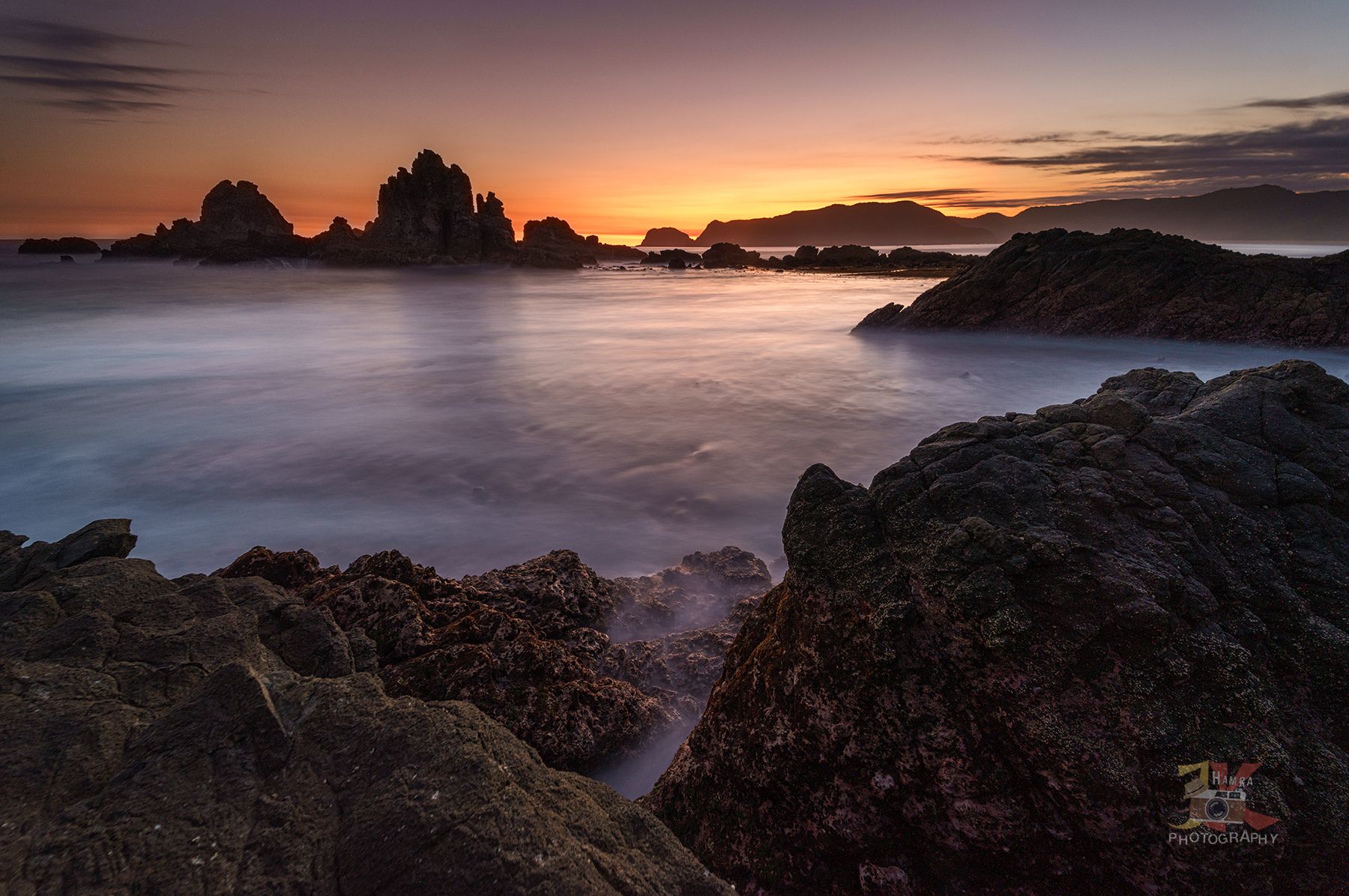 Sunset at Pantai Tampah, Indonesia