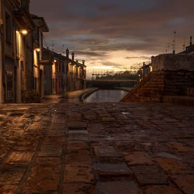 Sunset landscape, Italy