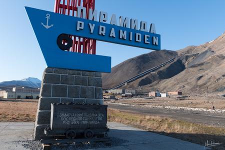 The abandoned arctic mining town