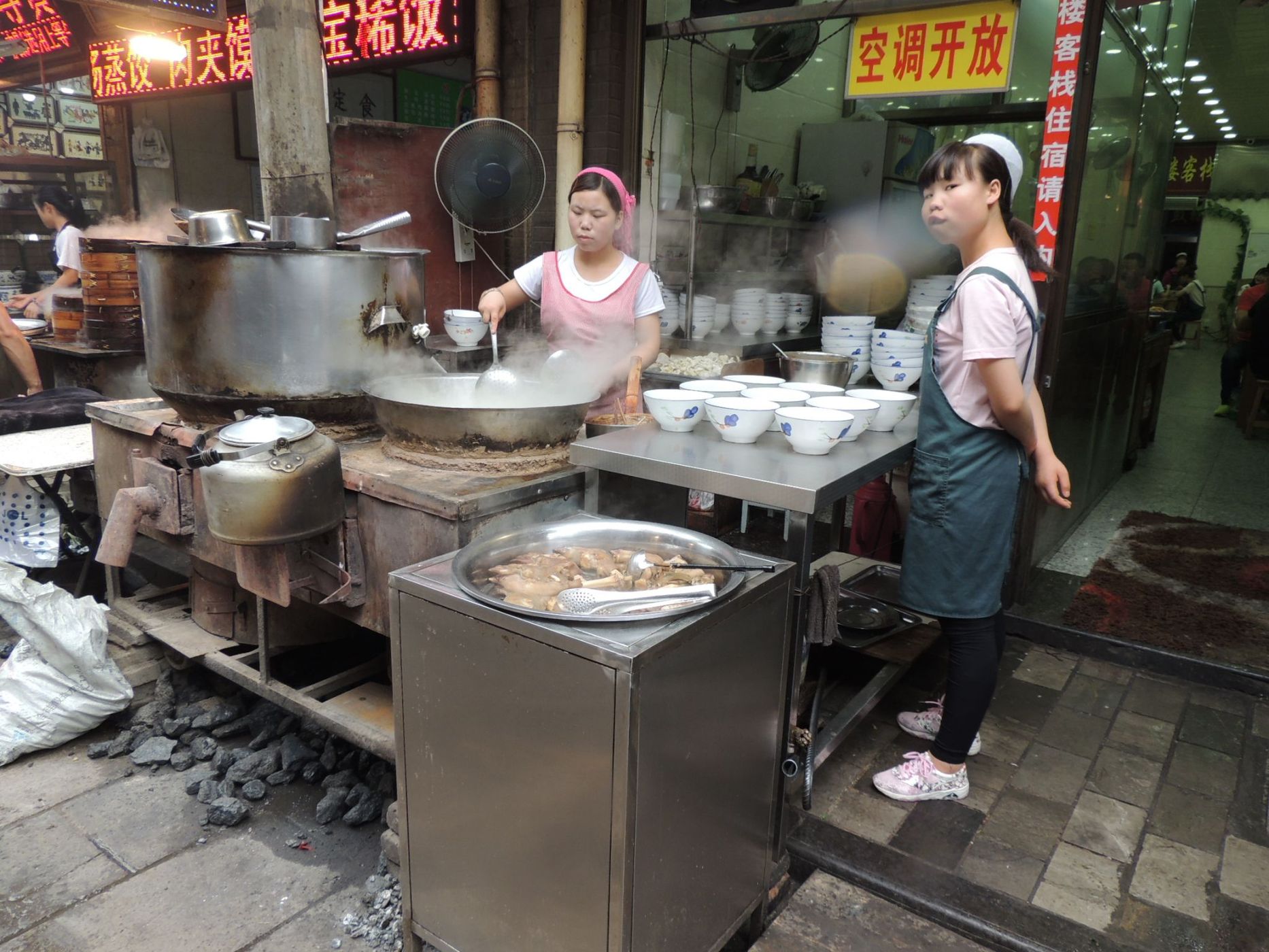The food stalls of Xi´an, China