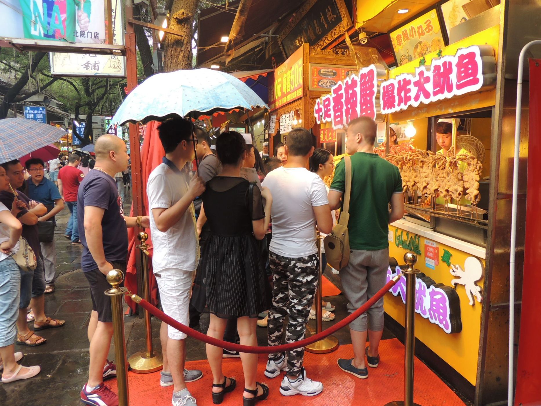 The food stalls of Xi´an, China