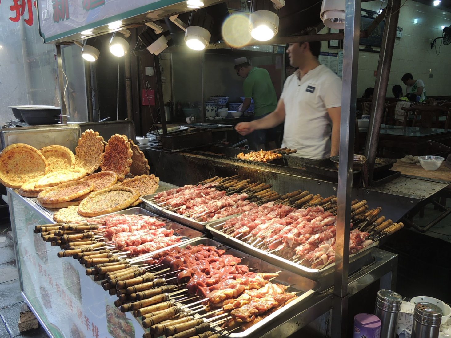 The food stalls of Xi´an, China