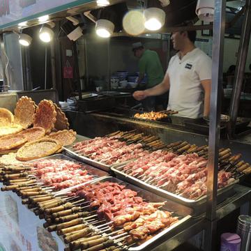The food stalls of Xian, China