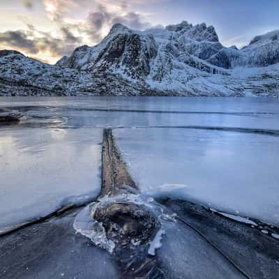 The ice bowling, Norway