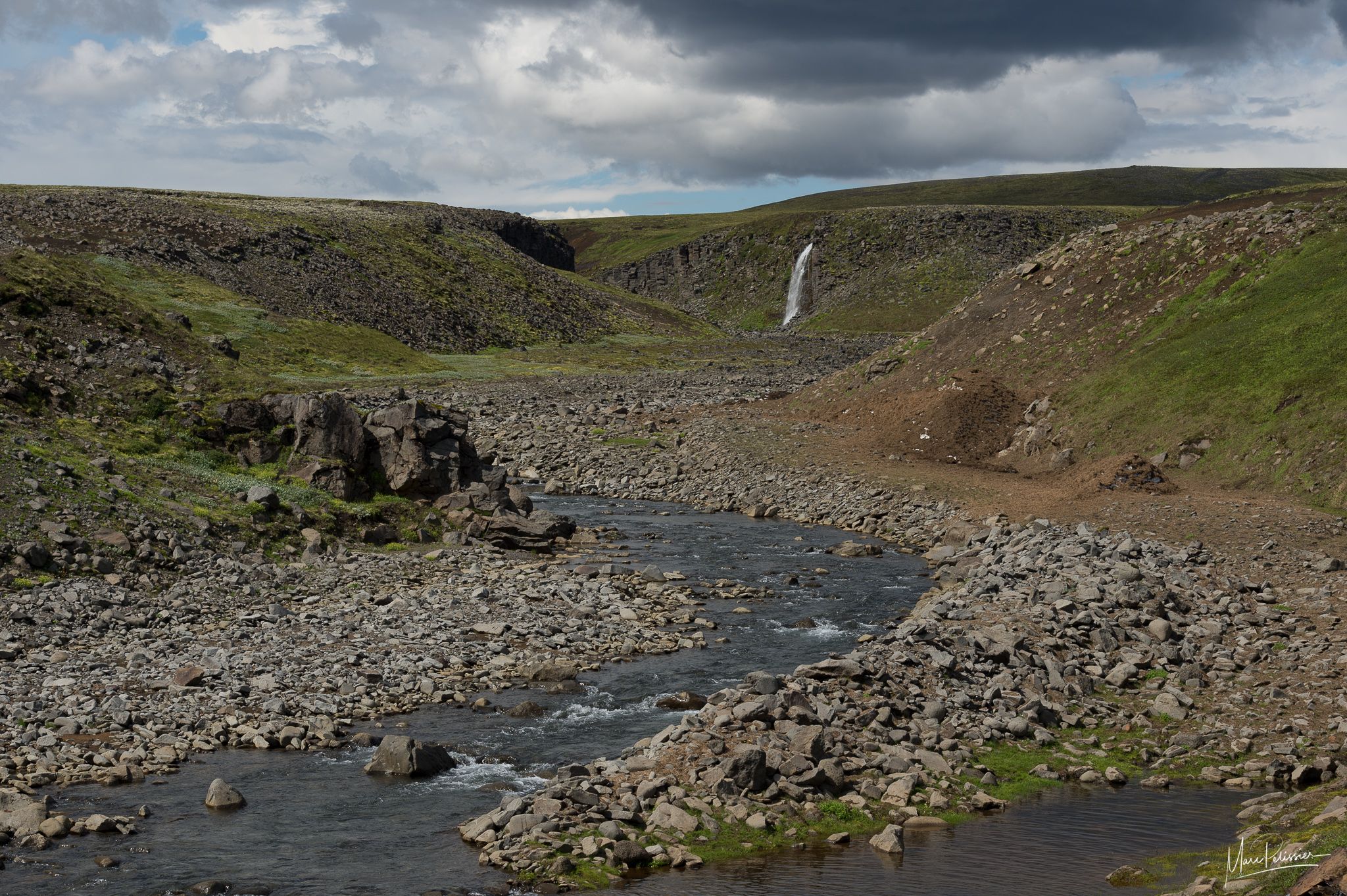 The lost waterfall, Iceland