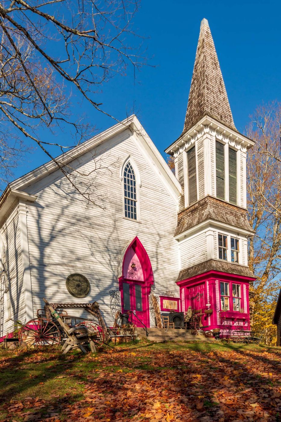 The Pink Church Boutique, Hopewell Rocks, New Brunswick, Canada