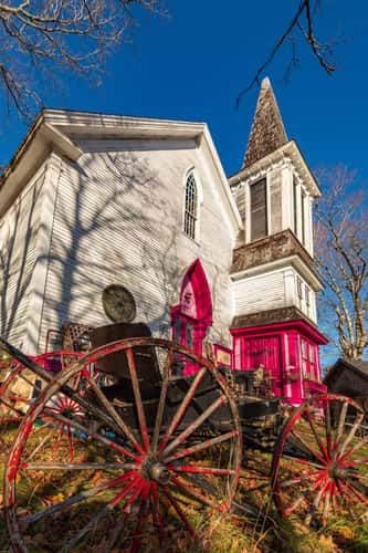 The Pink Church Boutique, Hopewell Rocks, New Brunswick