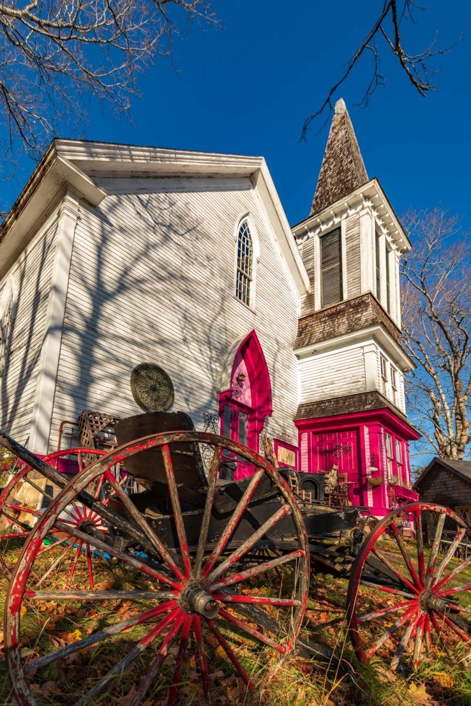 The Pink Church Boutique, Hopewell Rocks, New Brunswick, Canada