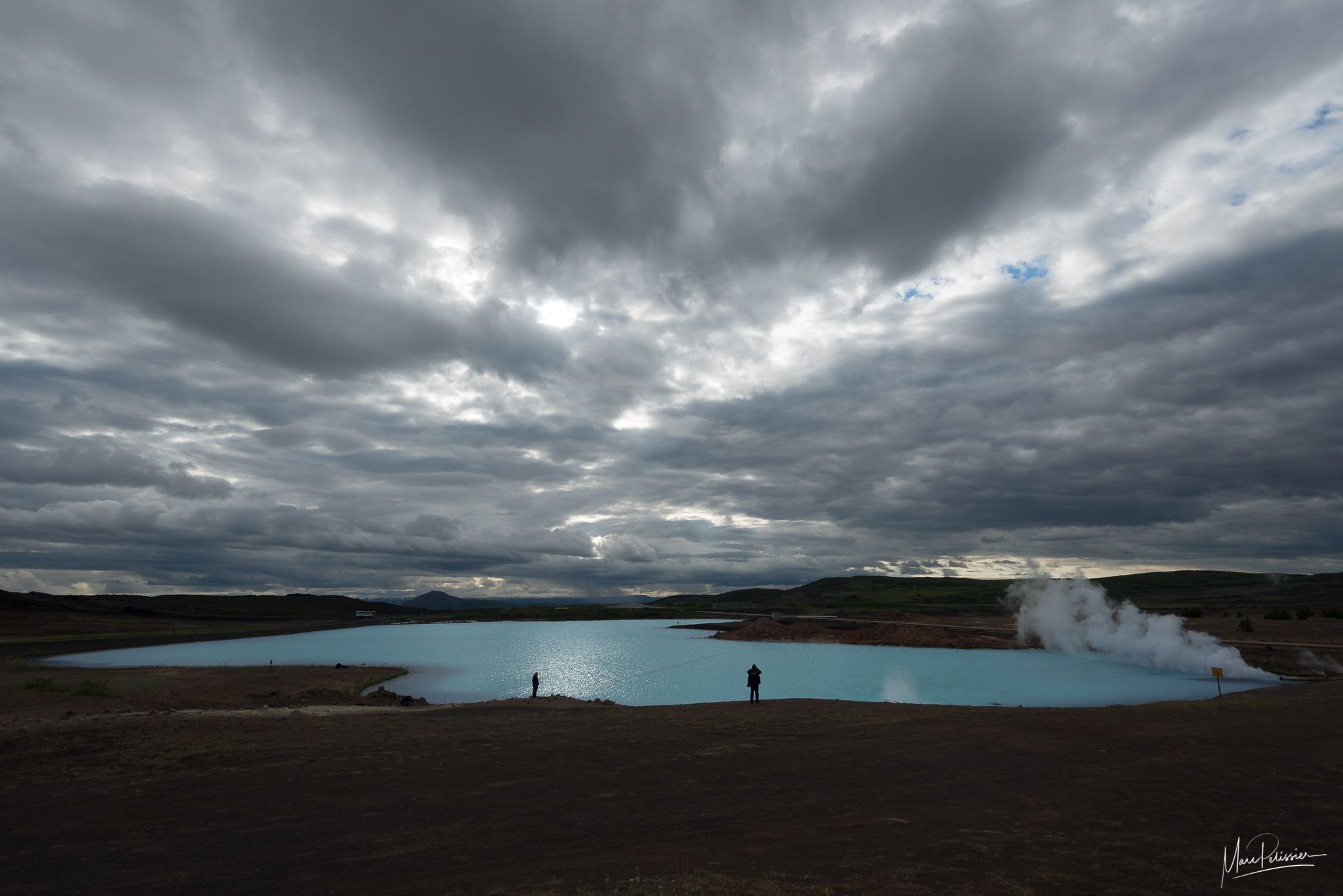 The plant blue lake, Iceland