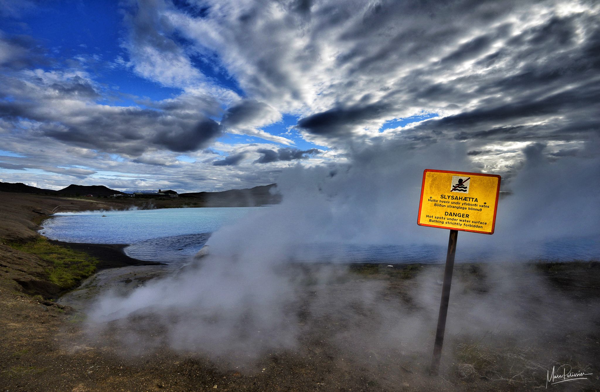 The plant blue lake, Iceland