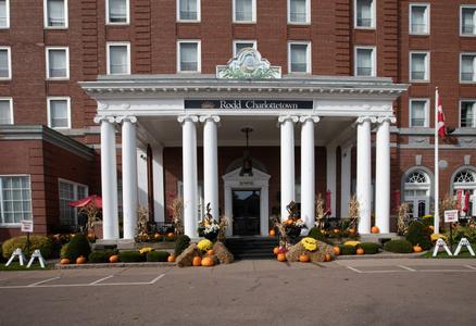 The Rodd Charlottetown, getting ready for Haloween, PEI
