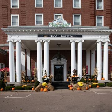 The Rodd Charlottetown, getting ready for Haloween, PEI, Canada