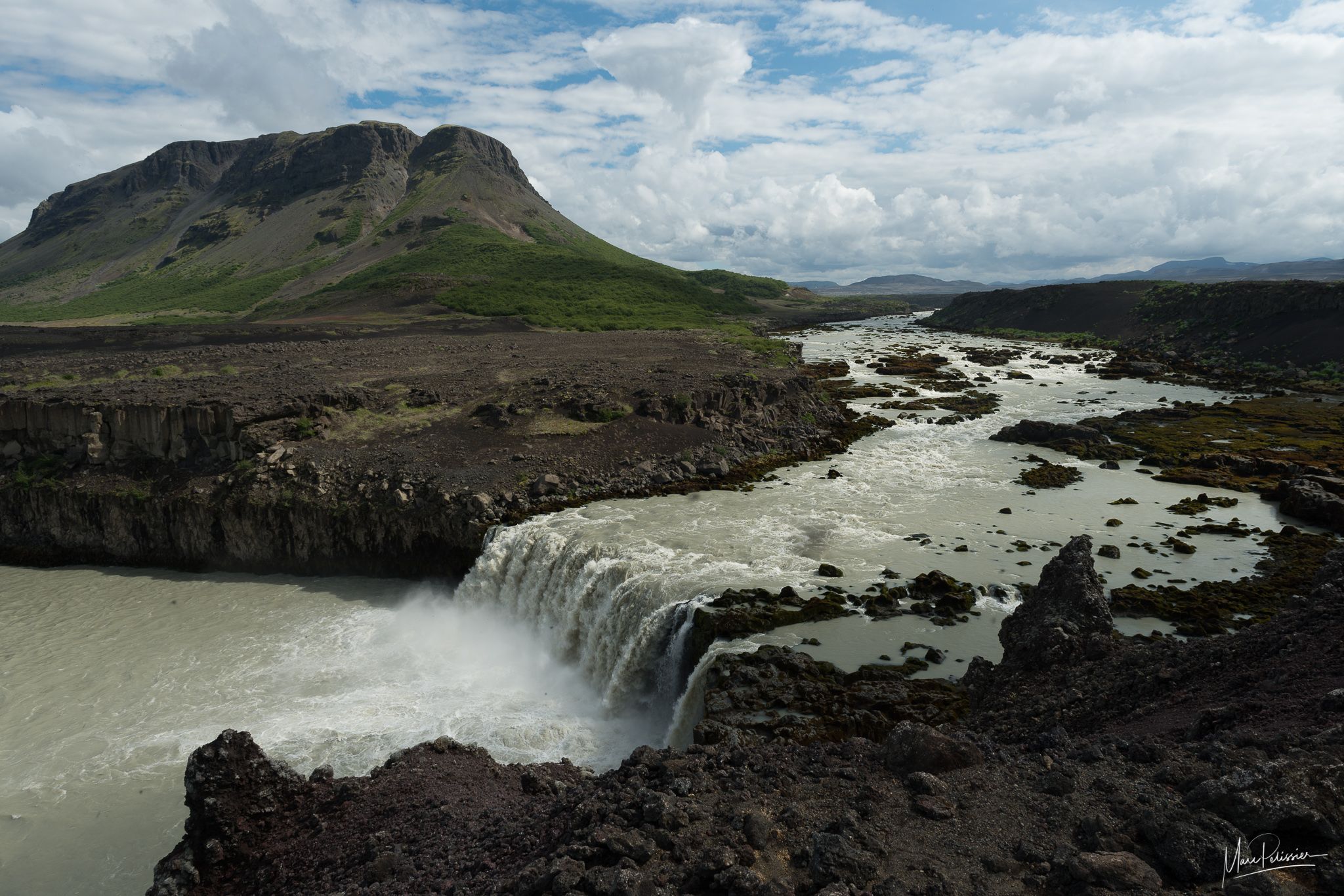Þjófafoss and Búrfell volcano, Iceland