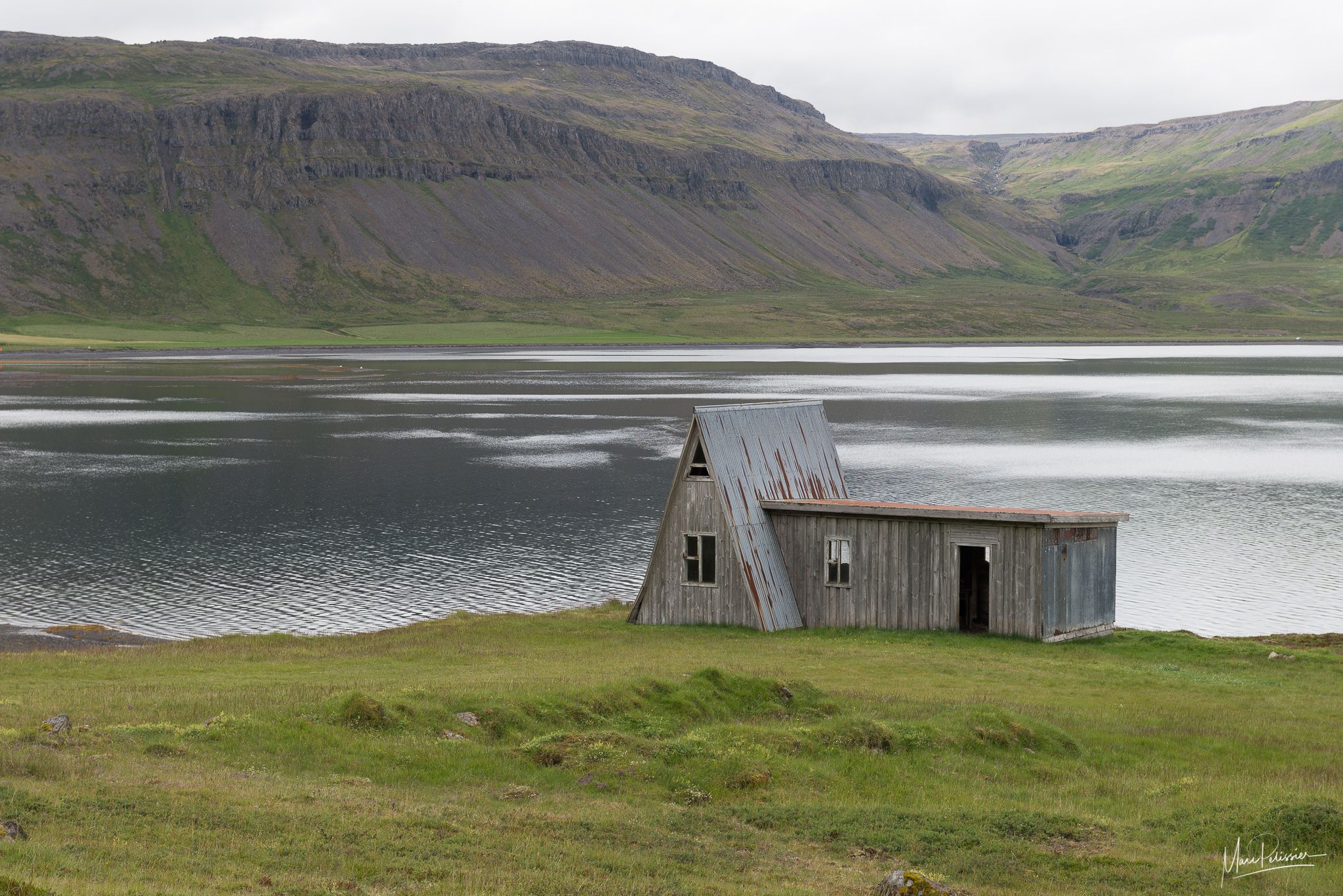 Triangle house in north iceland, Iceland