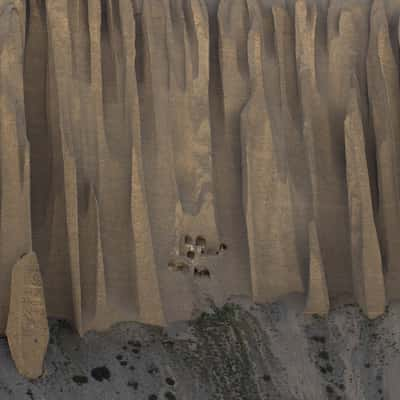 Troglodyte houses, Nepal