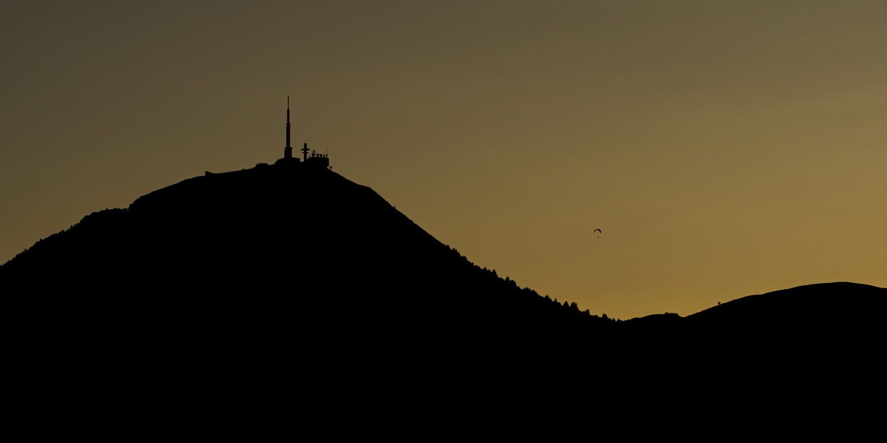 View on the Puy de Dôme, France