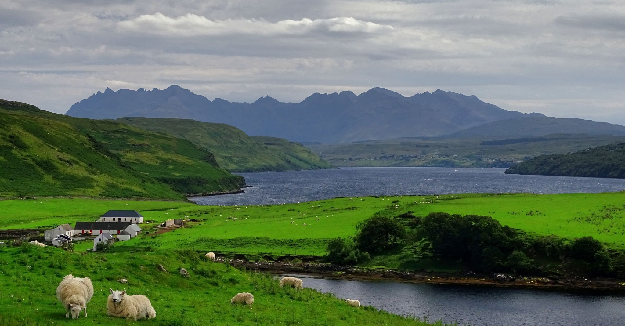 View over the Black Cuillins, United Kingdom