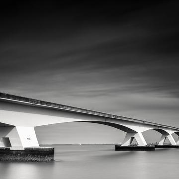 Zeeland Bridge Oosterschelde, Netherlands