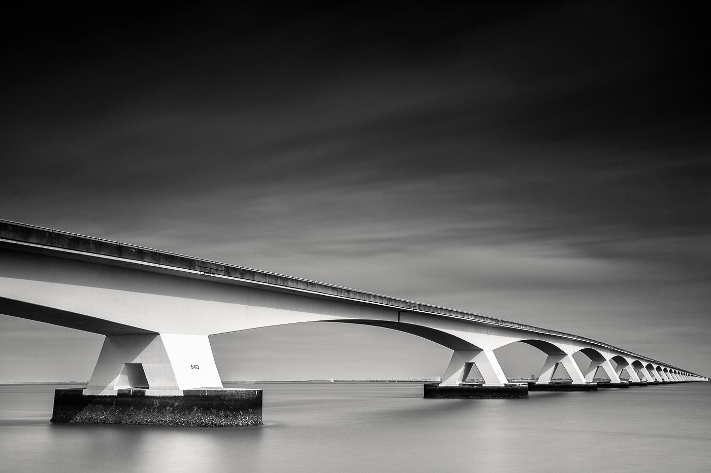 Zeeland Bridge Oosterschelde, Netherlands