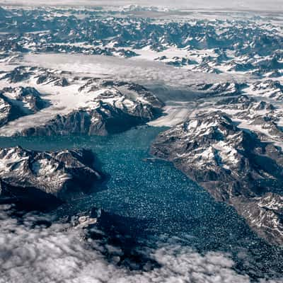 Above East greenland, Greenland