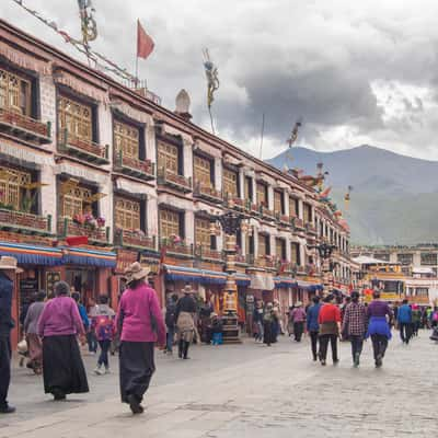 Barkhor street, China