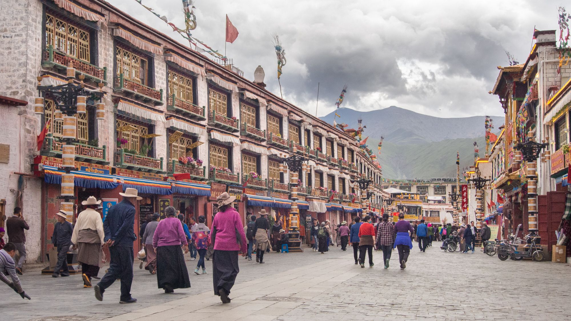 Barkhor street, China