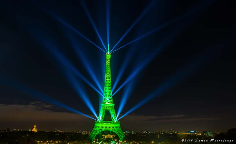 Eiffel Tower from Trocadero, Paris