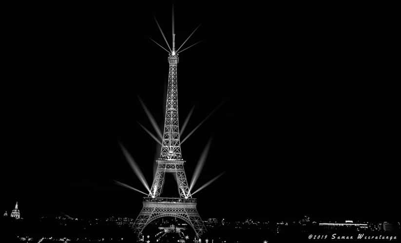 Eiffel Tower from Trocadero, Paris