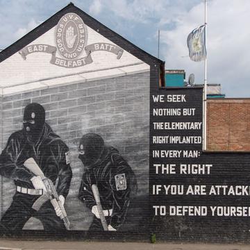Belfast Mural, Wallpainting, United Kingdom