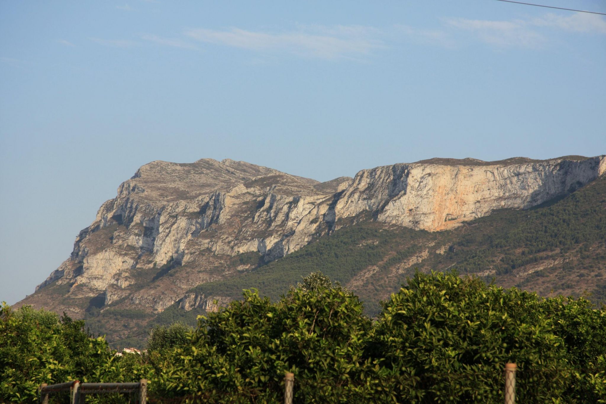 Blick auf den Montgó, Spain