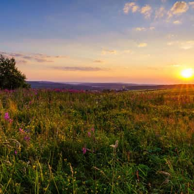 Bozi Dar sunset, Czech Republic