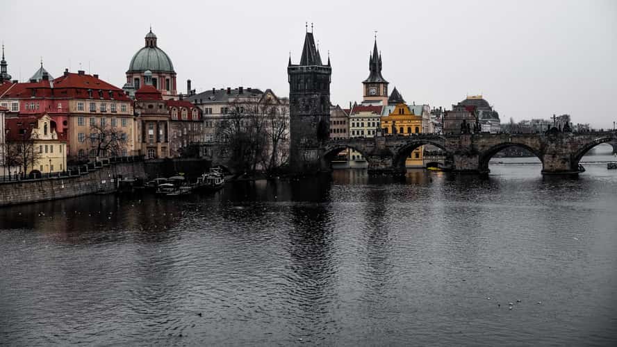 Charles Bridge and Royal Castle, Praque