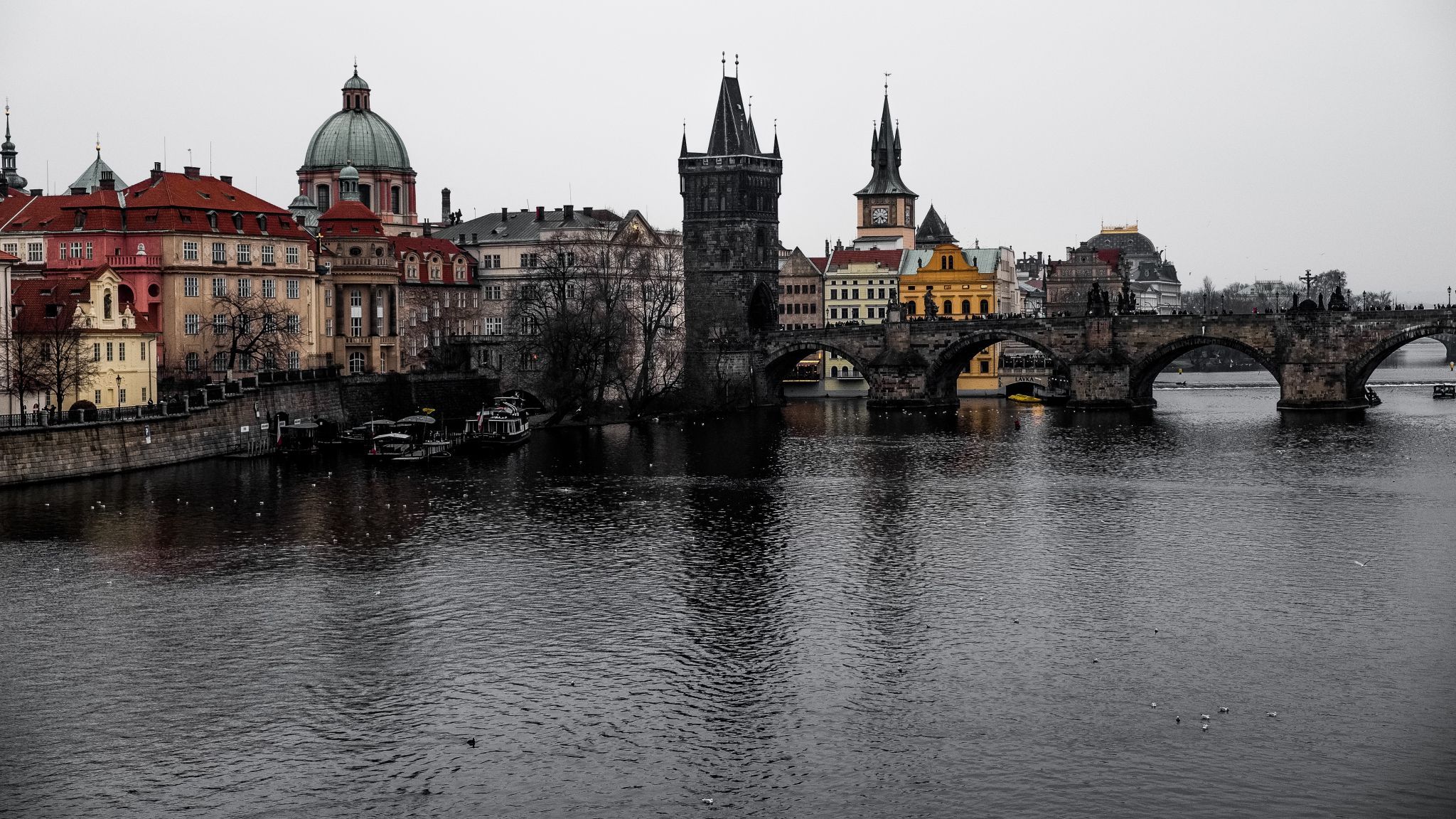 Charles Bridge and Royal Castle, Praque, Czech Republic