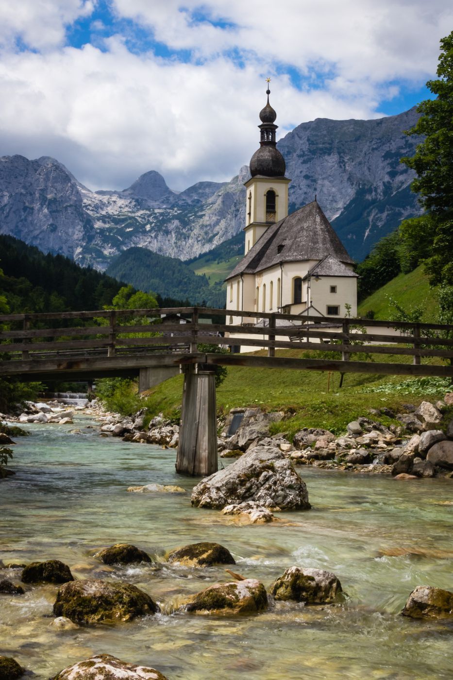 Church St. Sebastian, Ramsau, Berchtesgaden, Germany