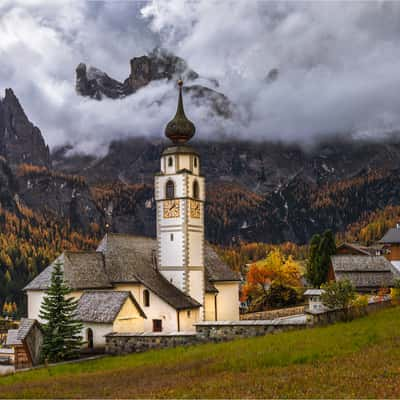 Colfosco Church, Italy