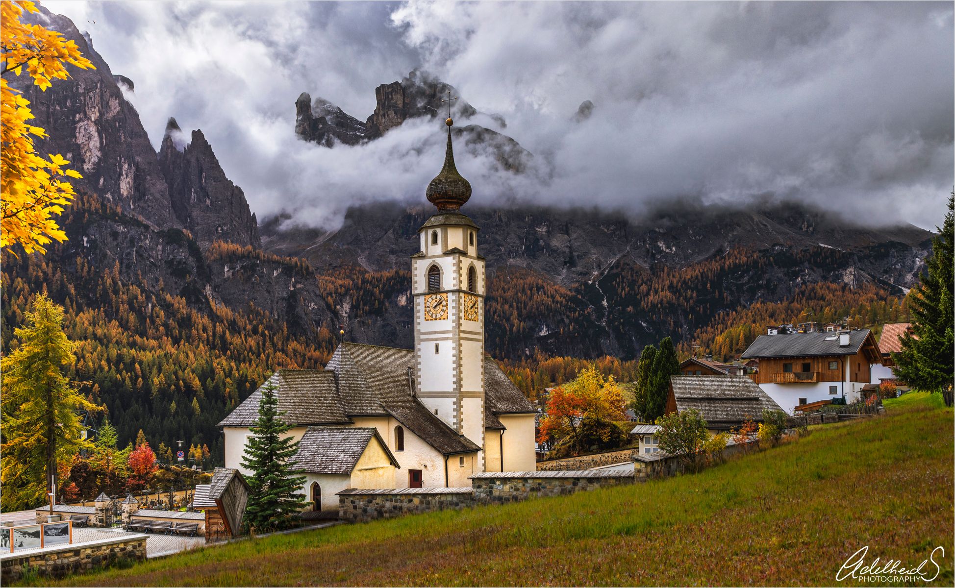 Colfosco Church, Italy