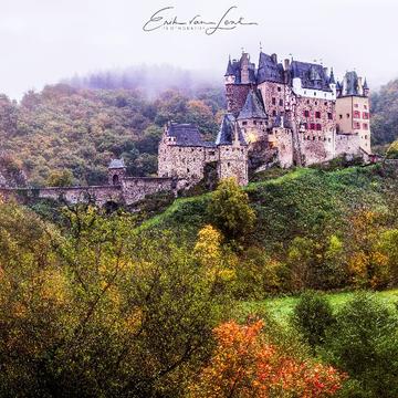 Eltz Castle from the side, Germany