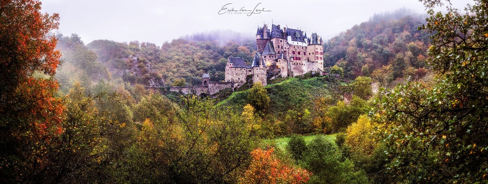 Eltz Castle from the side, Germany